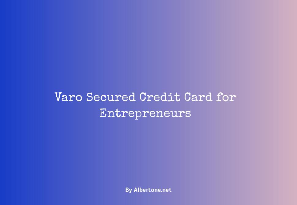 varo secured credit card