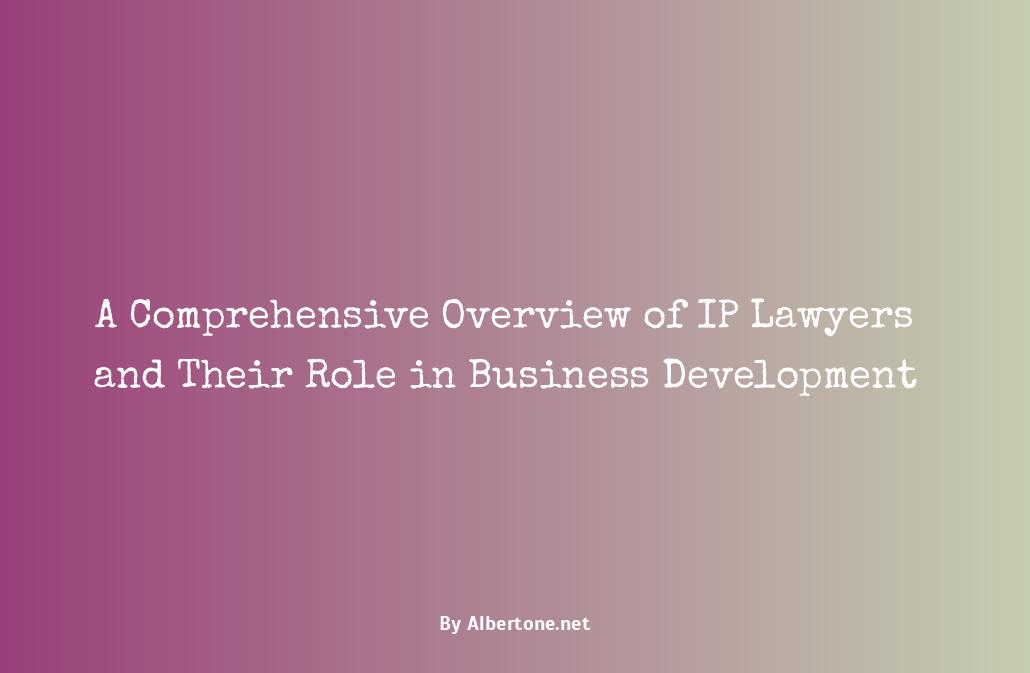 what does an ip lawyer do