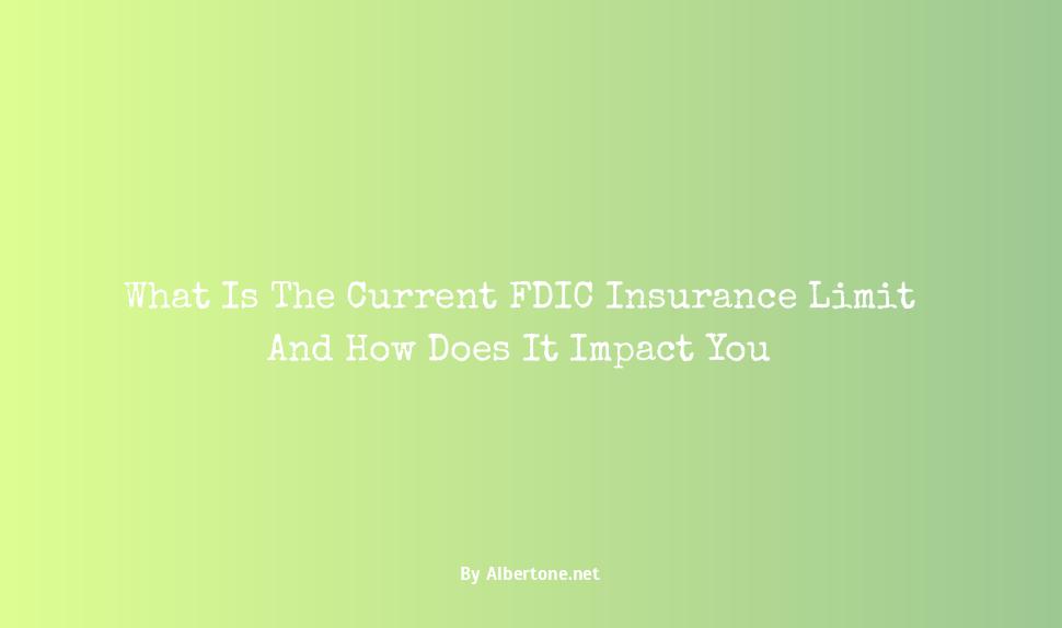 what is the fdic insurance limit