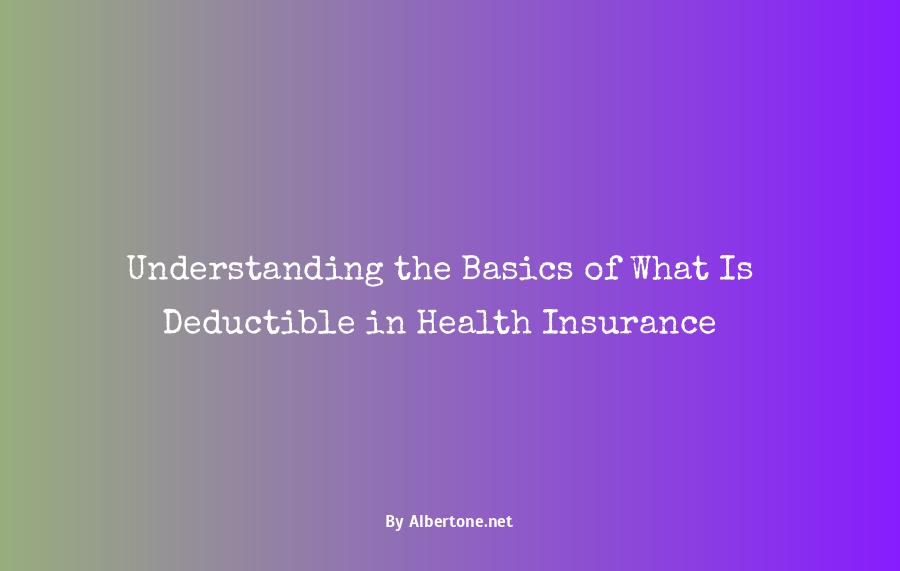 whats deductible in insurance