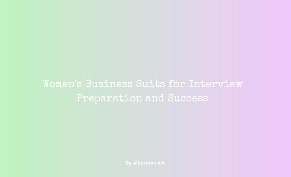 women's business suit for interview