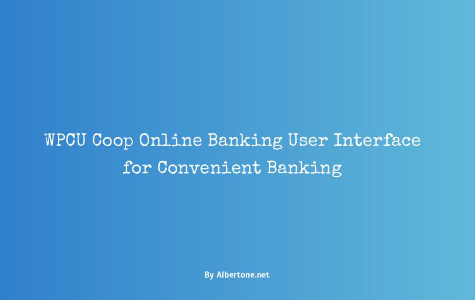 wpcu coop online banking