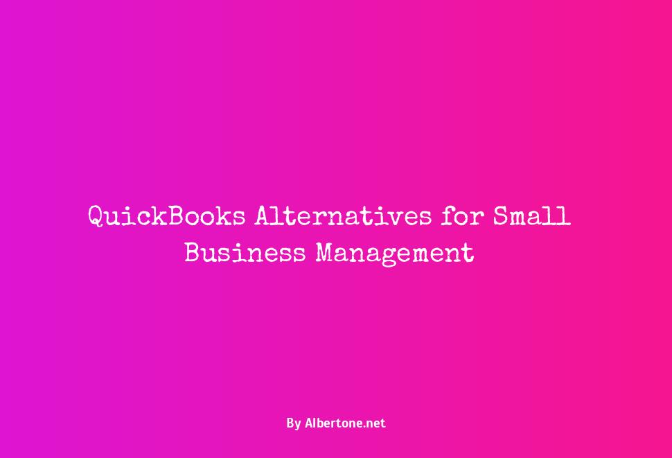 alternative to quickbooks for small business