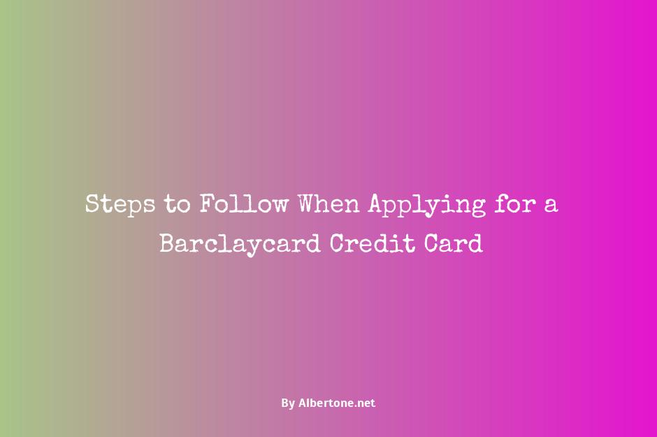 barclaycard apply for credit card