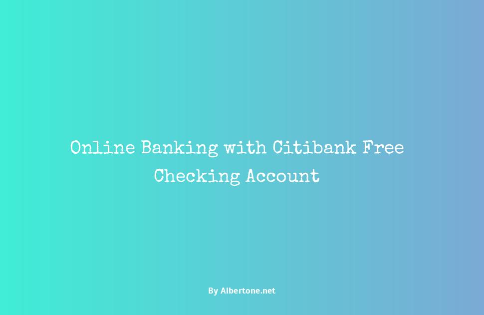 citibank free checking account