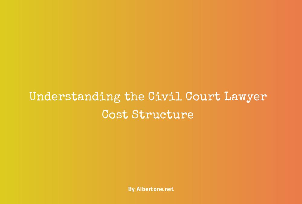 civil court lawyer cost