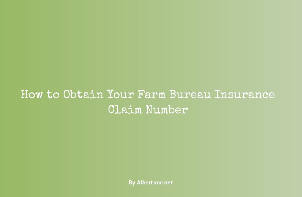 farm bureau insurance claim number