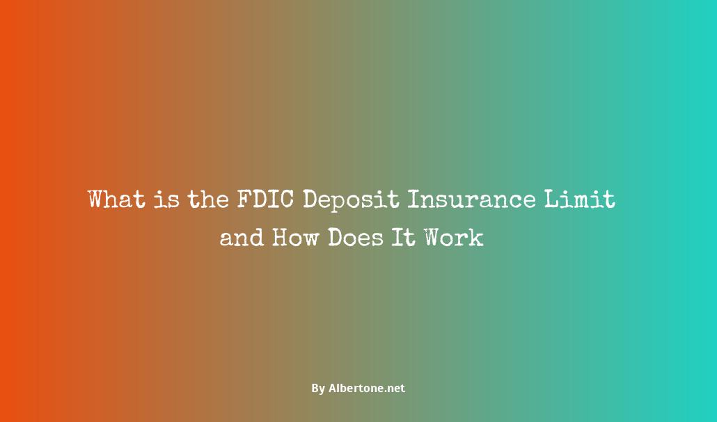 fdic deposit insurance limit