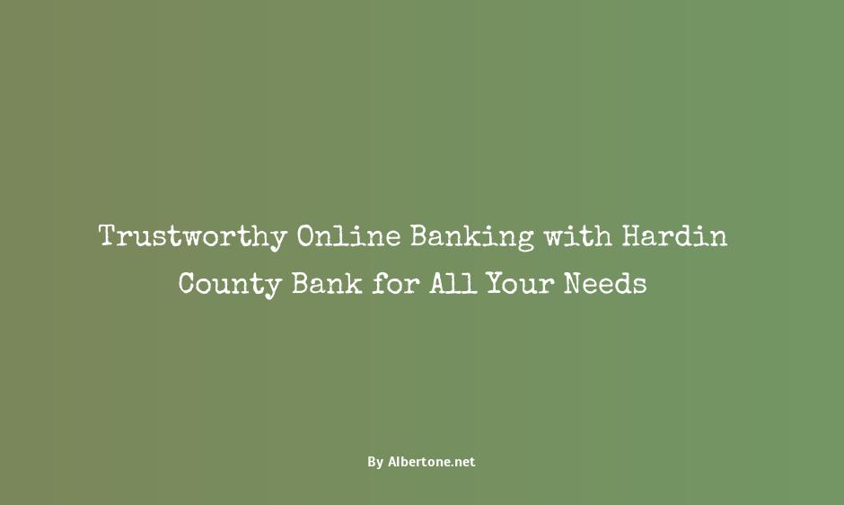 hardin county bank online banking