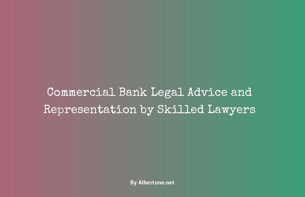 lawyer for bank issues