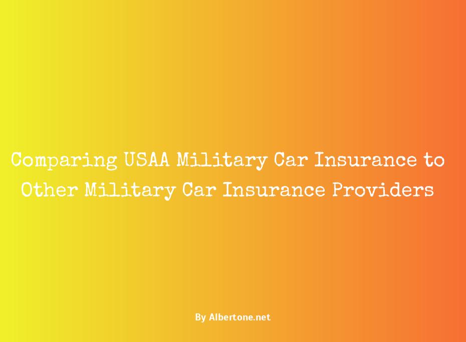 military car insurance usaa