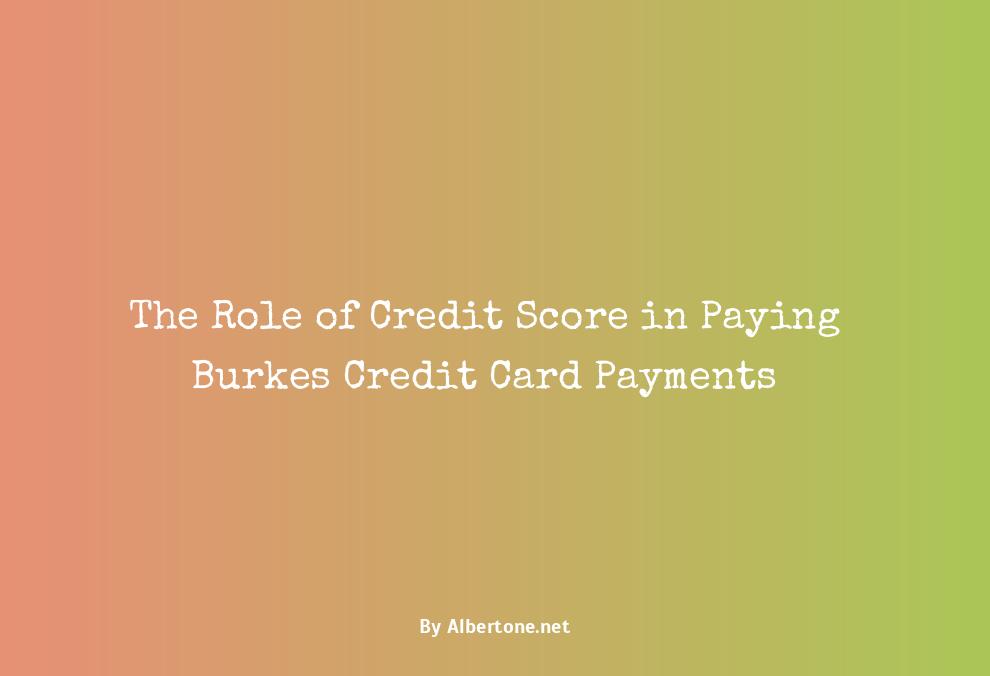 pay burkes credit card