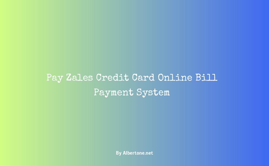 pay zales credit card