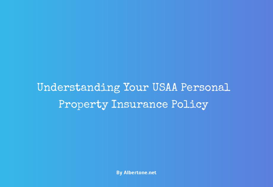 personal property insurance usaa