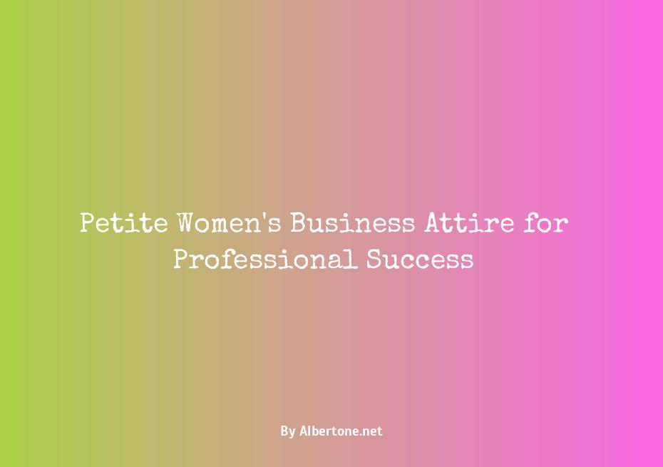 petite women's business attire