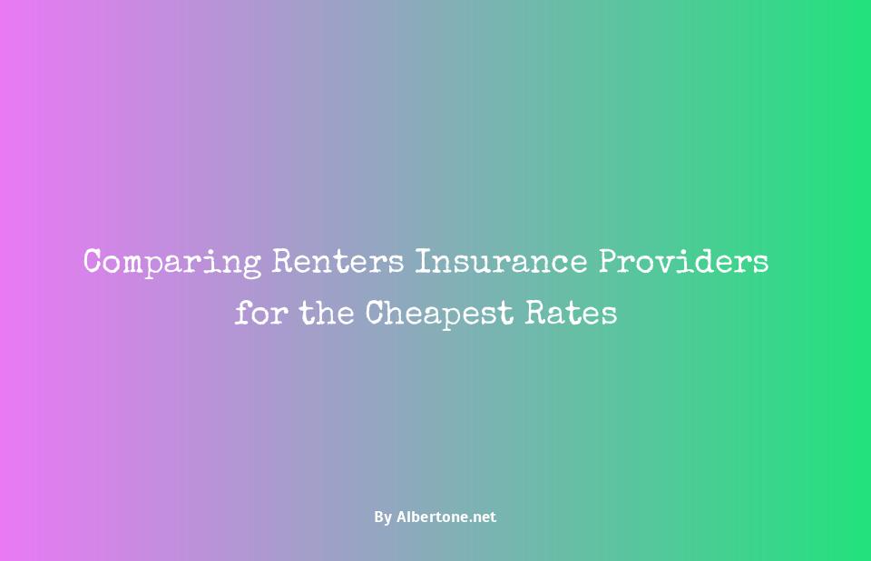 renters insurance cheapest rates