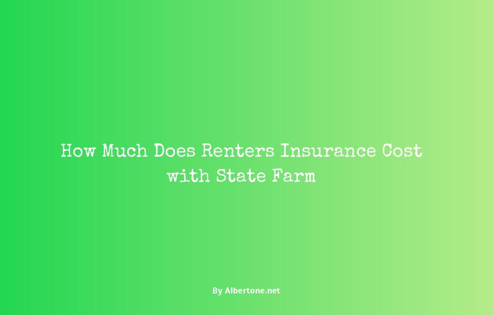 renters insurance state farm cost