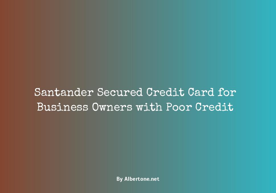 santander secured credit card