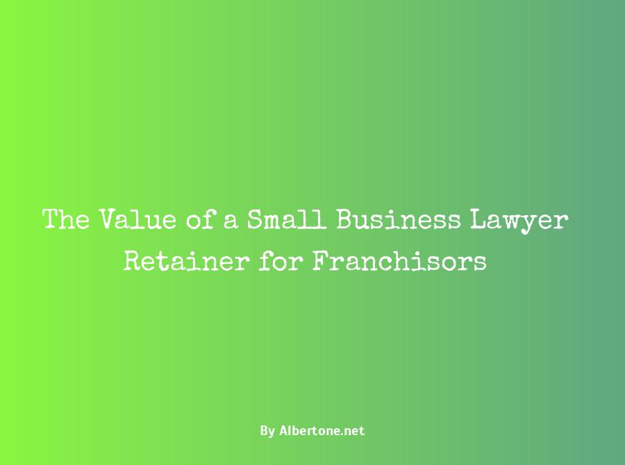 small business lawyer retainer