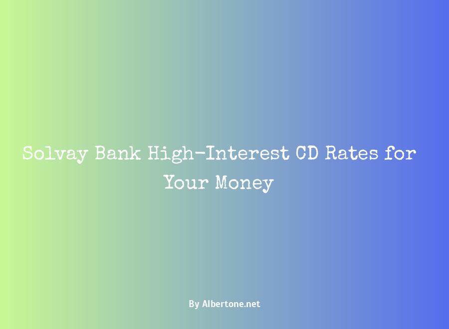 solvay bank cd rates