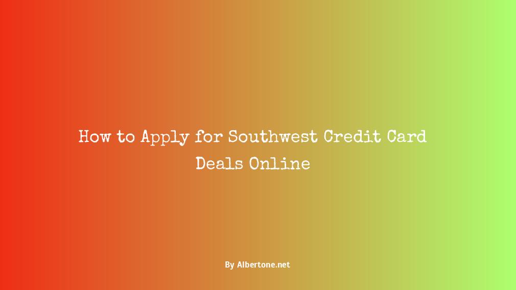 southwest credit card deals