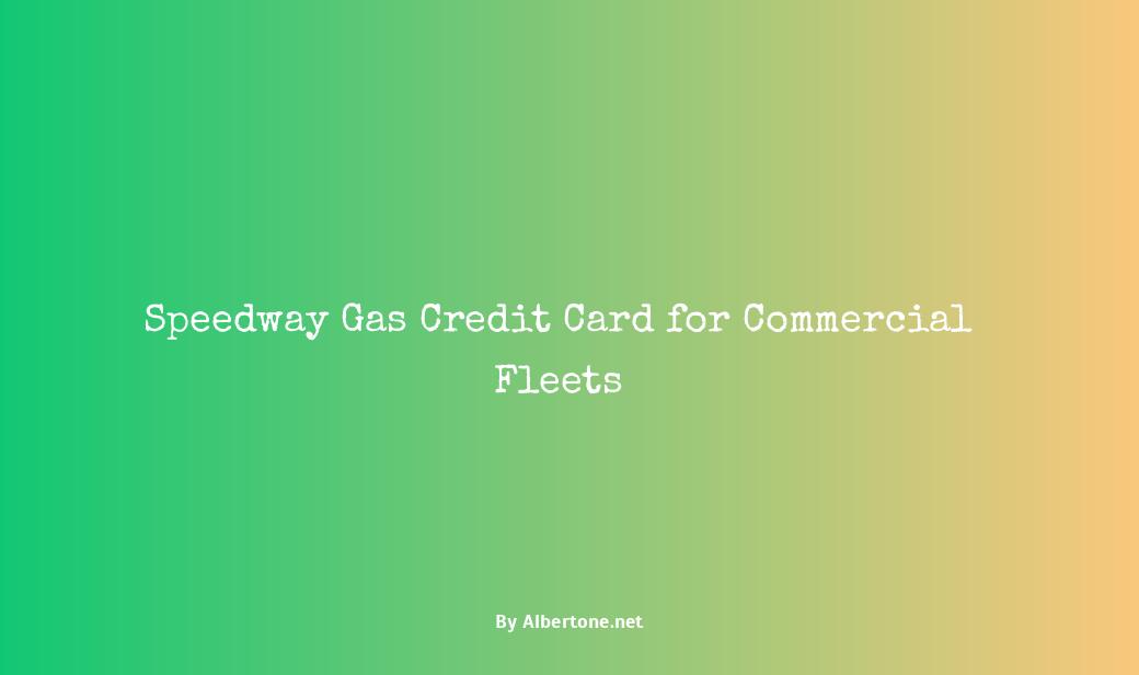 speedway gas credit card