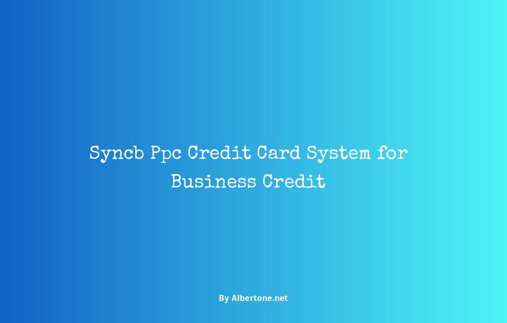 syncb ppc credit card