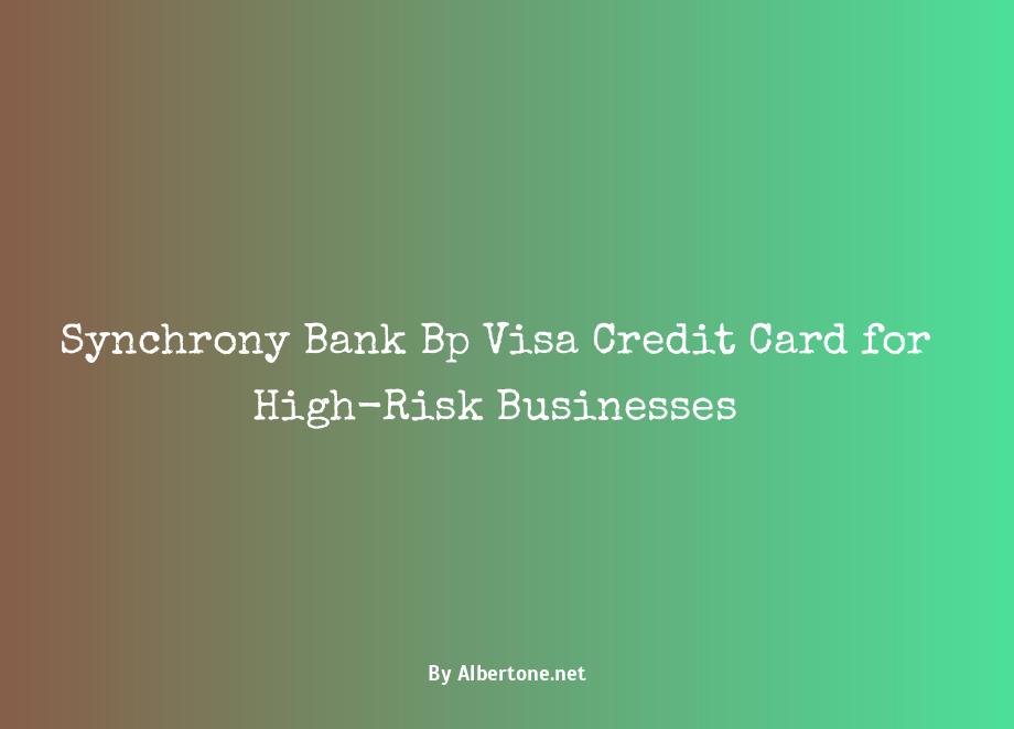 synchrony bank bp visa