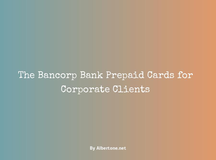 the bancorp bank prepaid cards