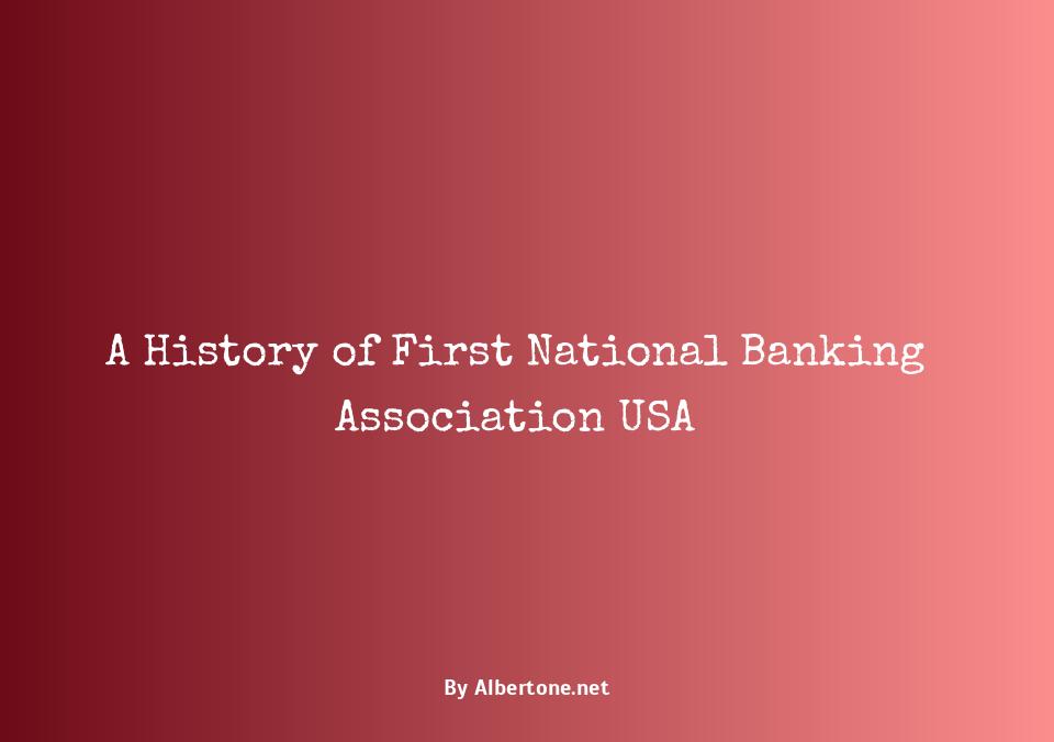 the first a national banking assoc