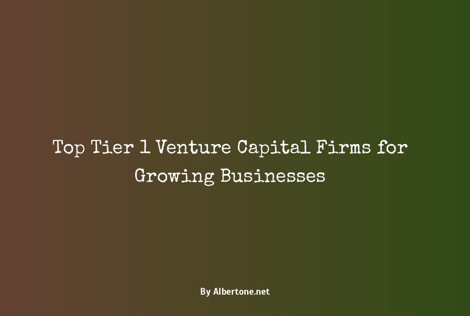 tier 1 venture capital firms