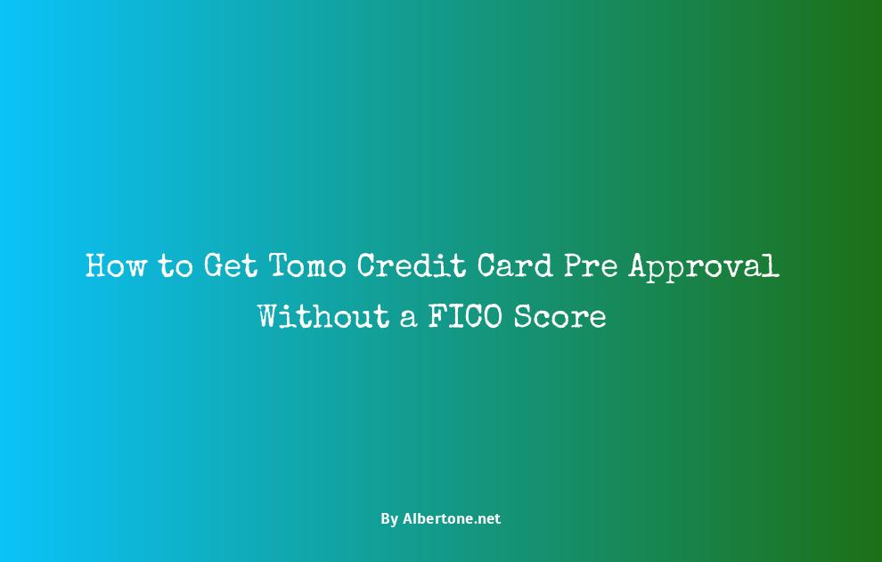 tomo credit card pre approval