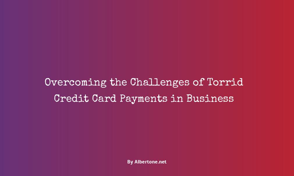 torrid credit card payments