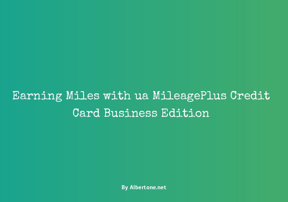 ua mileageplus credit card