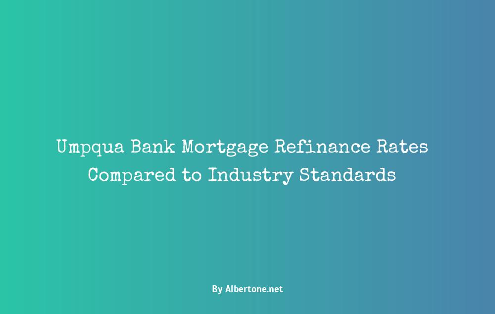 umpqua bank refinance rates