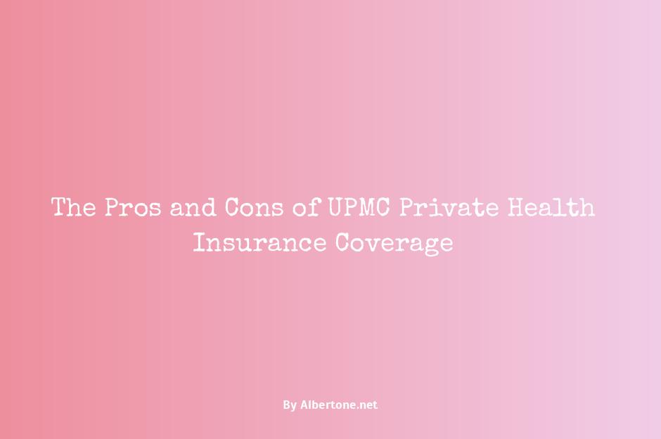 upmc private health insurance