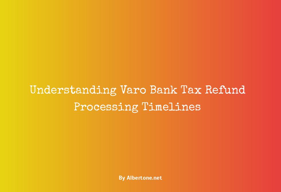 varo bank tax refund