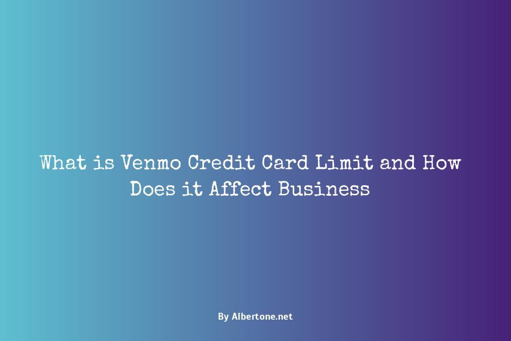 venmo credit card limit