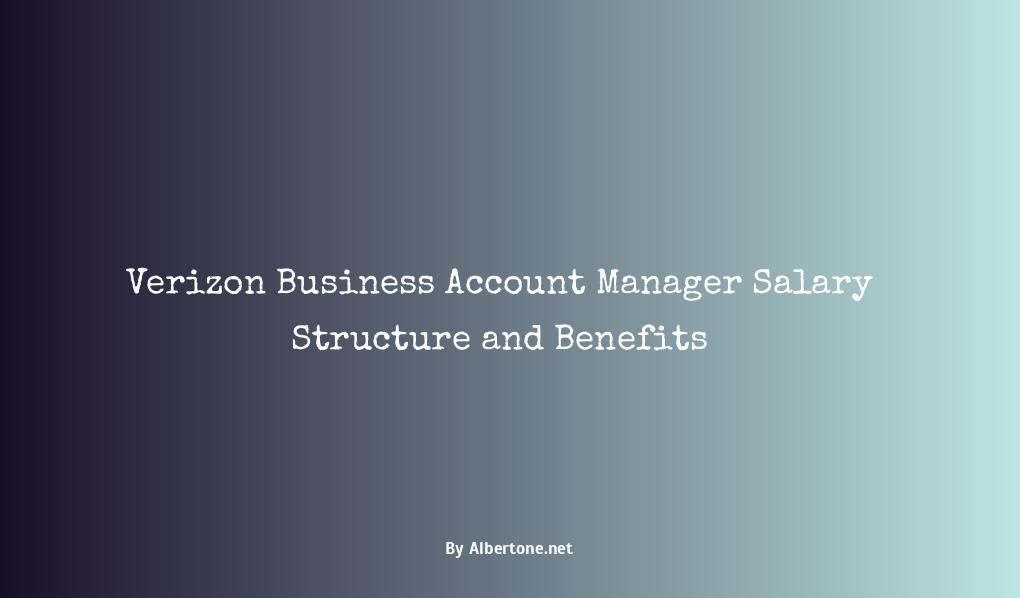 verizon business account manager salary