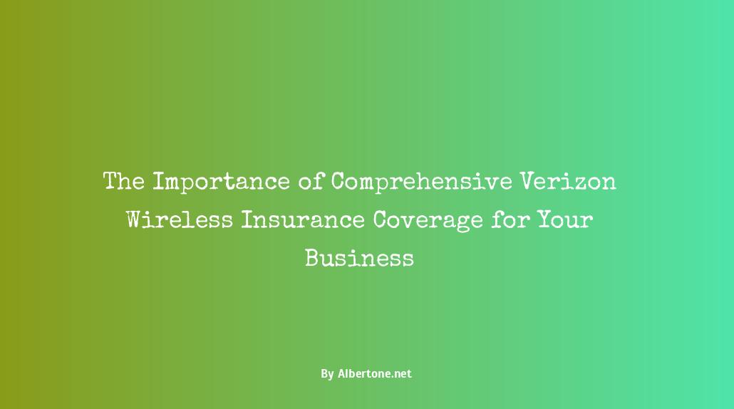 verizon wireless insurance coverage