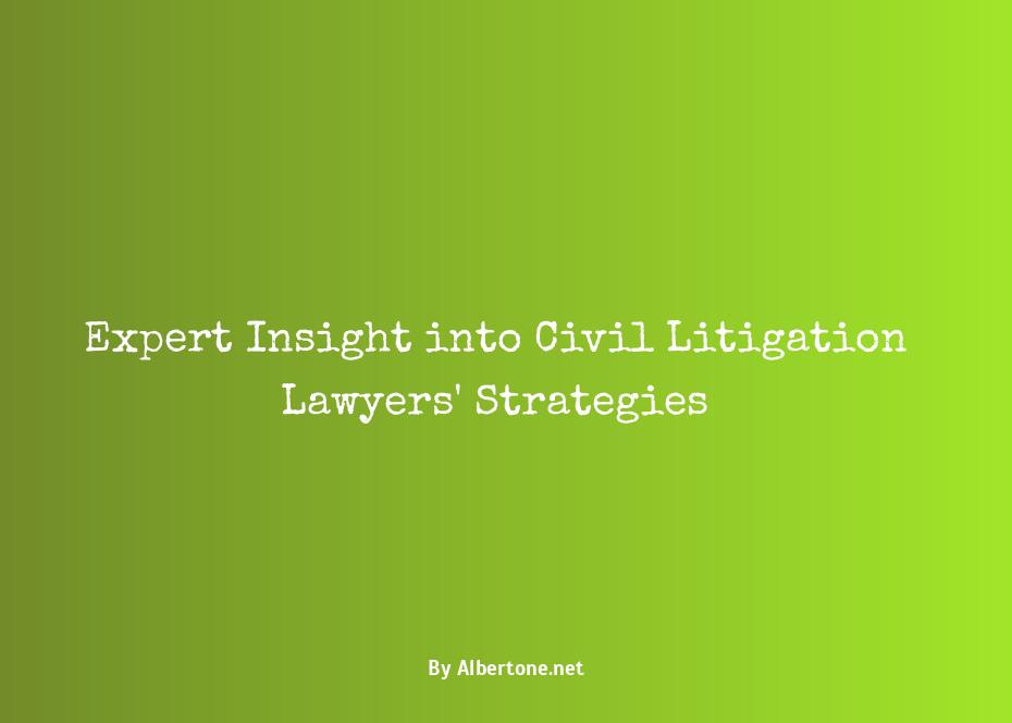 what does a civil litigation lawyer do