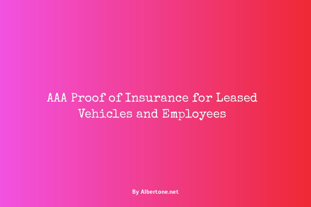 aaa proof of insurance