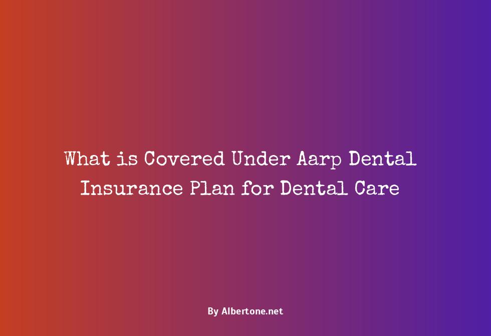 aarp dental insurance plan