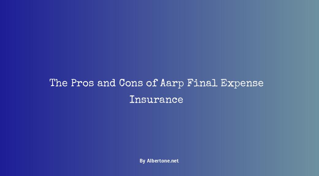 aarp final expense insurance