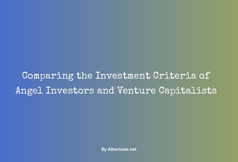 angel investor versus venture capitalist