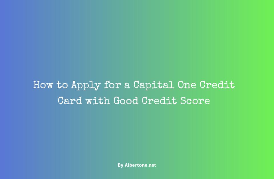 apply for capital one credit card