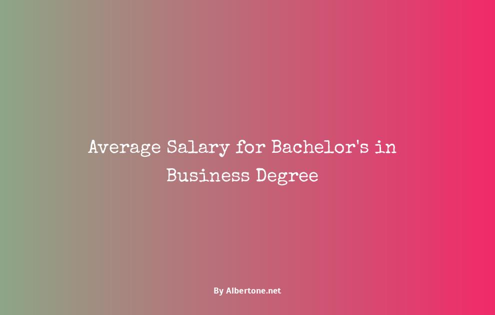 bachelors in business salary