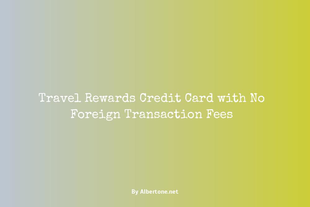 bank of americard travel rewards