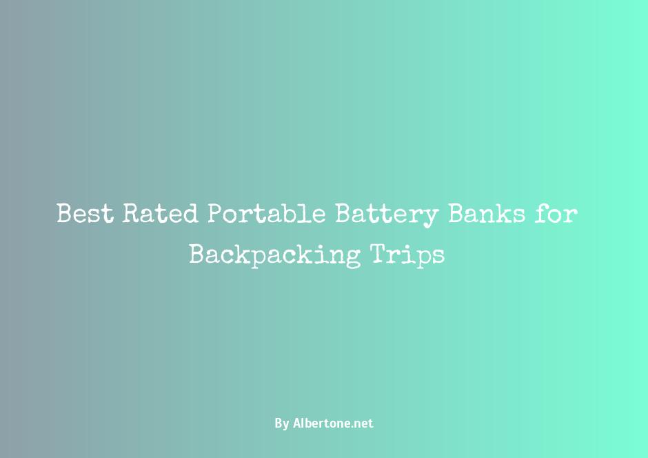 best backpacking battery bank