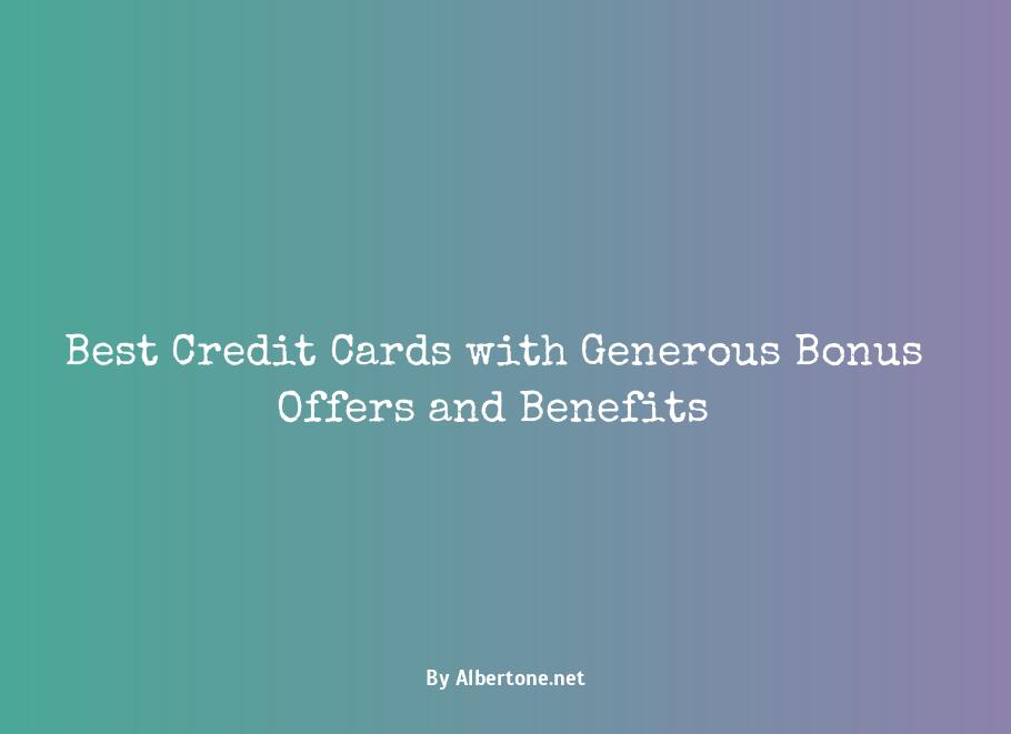 best bonus offer credit cards